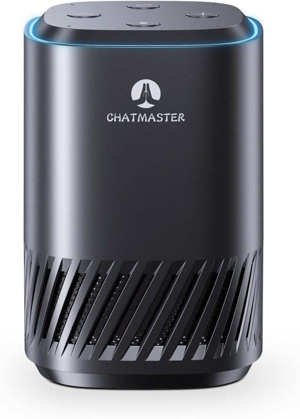 AI Smart Speaker with ChatGPT & Alexa, Dual AI Assistants, Tarot Reading, Language Learning, Smart Home Control, Privacy Protection
