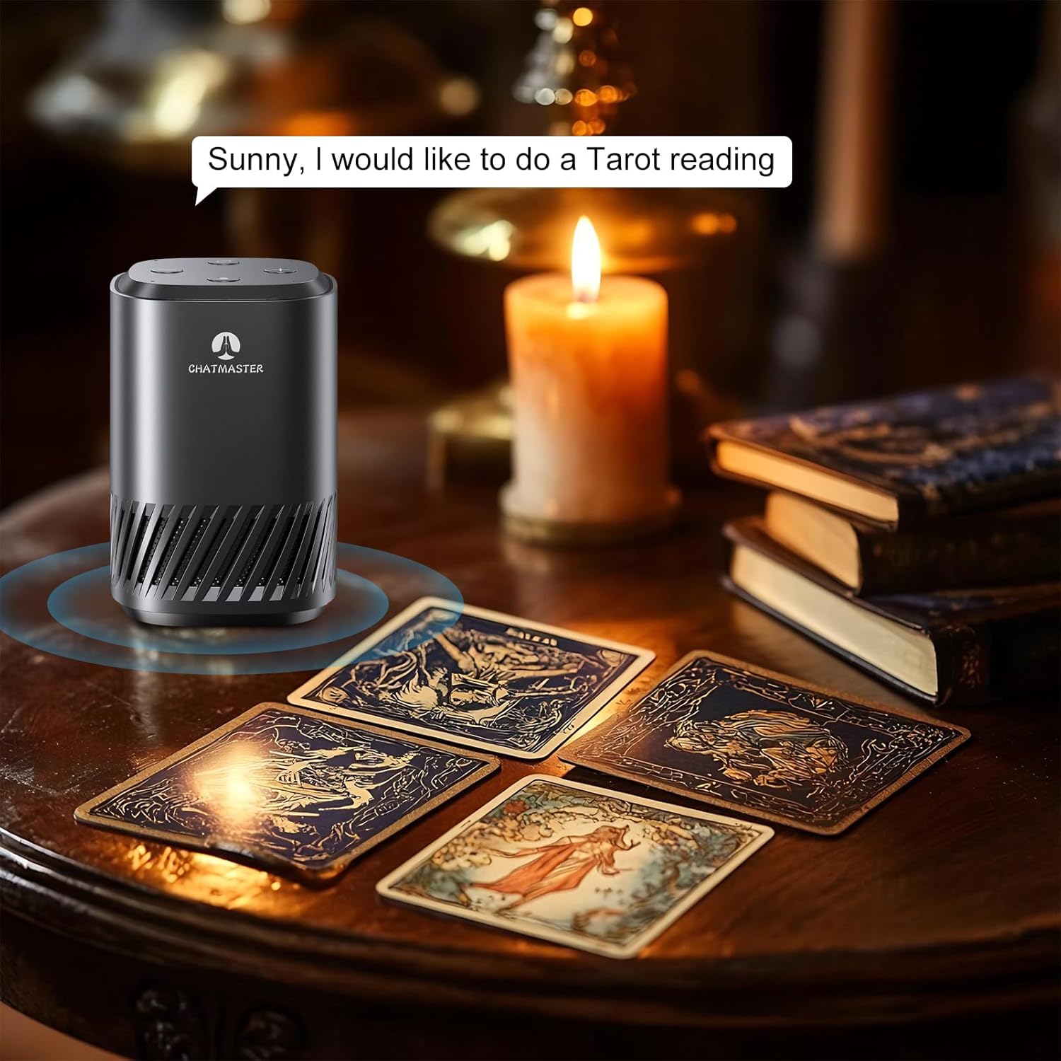 AI Smart Speaker with ChatGPT & Alexa, Dual AI Assistants, Tarot Reading, Language Learning, Smart Home Control, Privacy Protection - Image 5