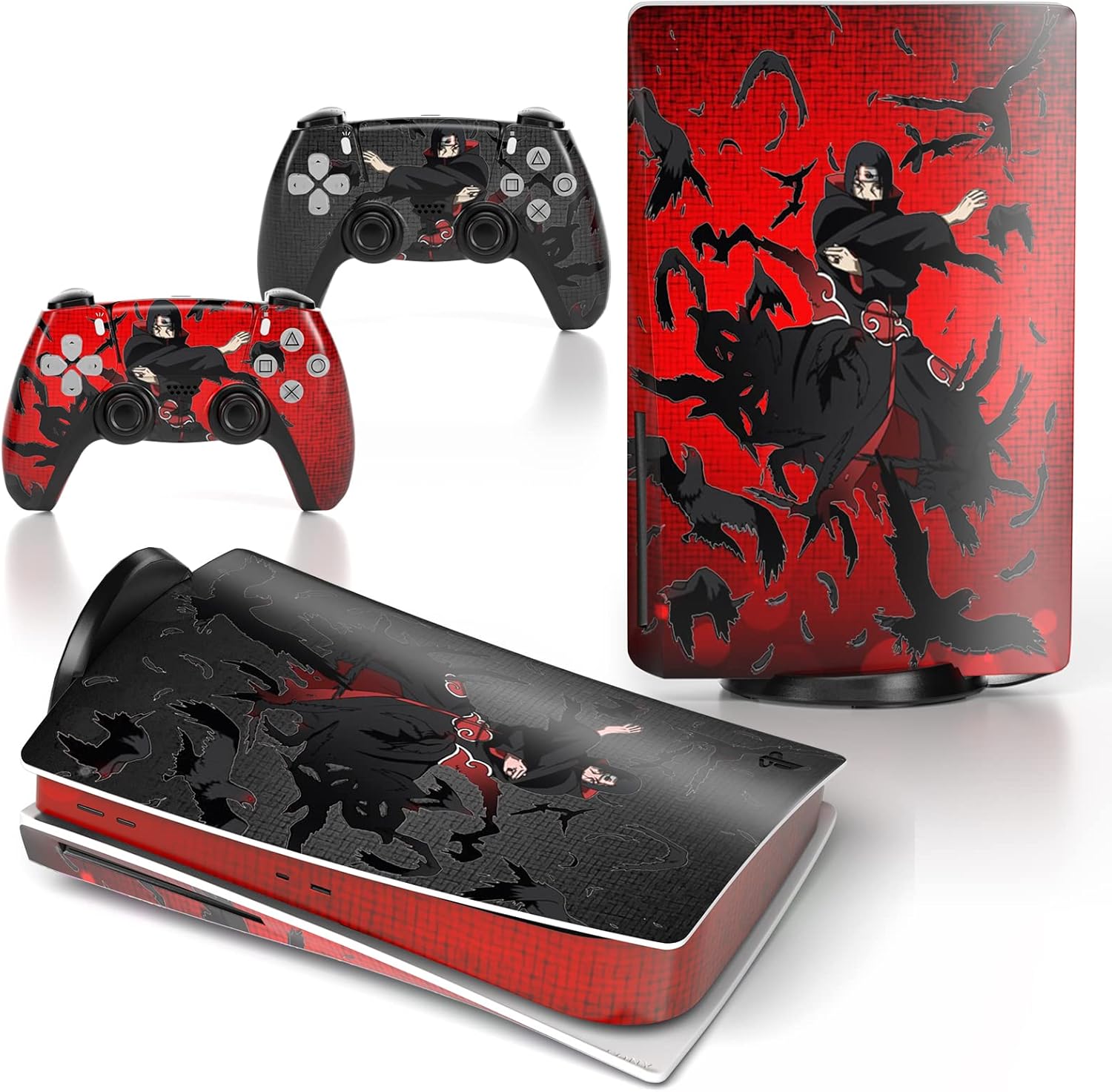 PS 5 Skin Disc Edition Anime Console and Controller Vinyl Sticker, Durable, Scratch Resistant, No Bubble, Precisely Line Up, Compatible with Play S tation 5 - Image 8
