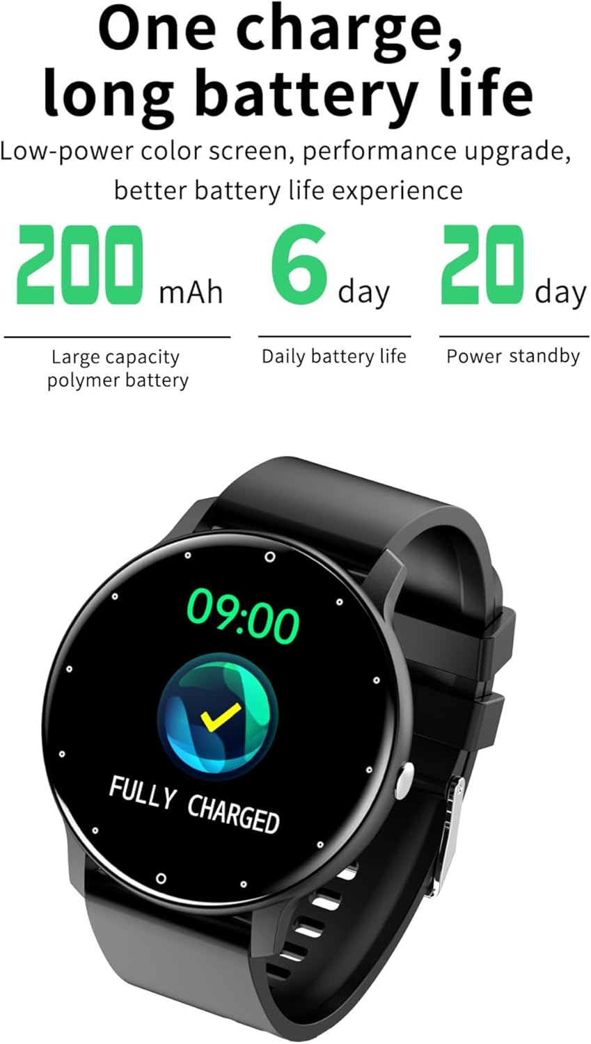 Rival Smart Watch for Men, Women and Teens Vital Fitness Tracker 2025 All-in-One Fitness Watch | Step Counter, Heart Rate Monitor, Sleep Fitness Trackers, Instant Notifications - Image 8